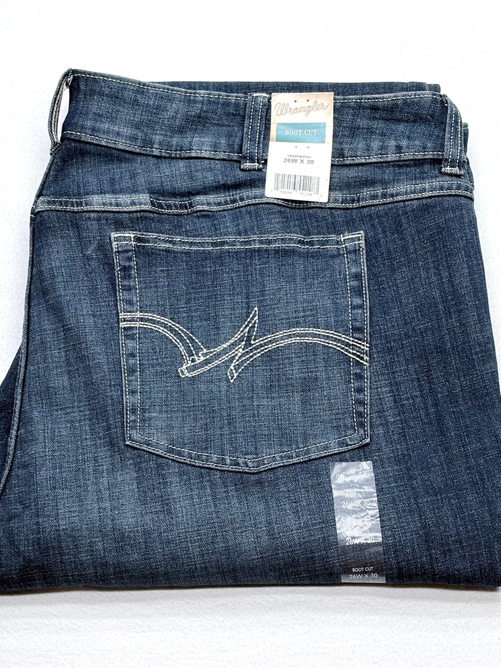 Wrangler Bootcut Jeans Women’s 26W Medium Wash High Rise NWT Style 1009PWZDO